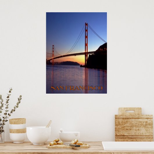 Golden Gate Bridge Poster (Keuken)