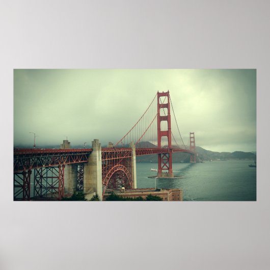 Golden Gate Bridge Poster (Voorkant)