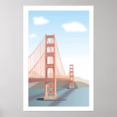 Golden Gate Bridge Poster (Voorkant)