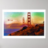 Golden Gate Bridge Poster (Voorkant)