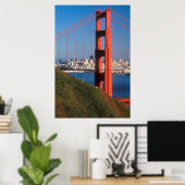 Golden Gate Bridge Poster (Thuiskantoor)