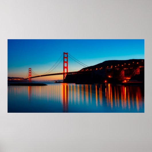Golden Gate Bridge Poster (Voorkant)