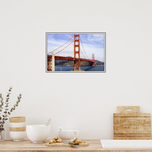 Golden Gate Bridge Poster (Keuken)