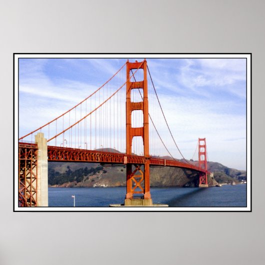 Golden Gate Bridge Poster (Voorkant)