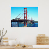 Golden Gate Bridge Poster (Keuken)