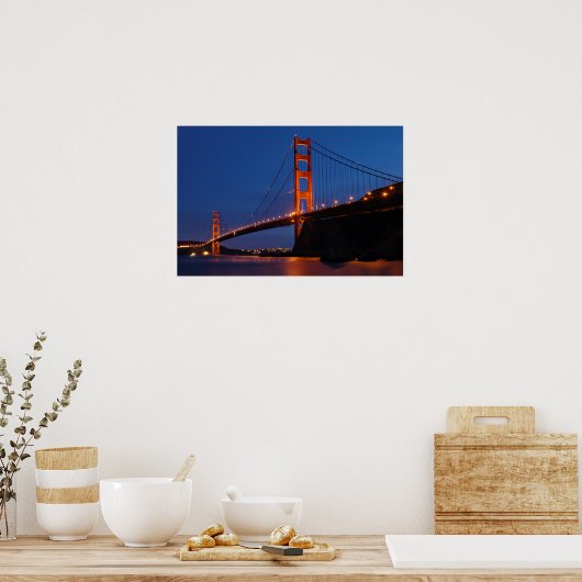 Golden Gate Bridge Poster (Keuken)