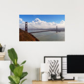 Golden Gate Bridge Poster (Thuiskantoor)