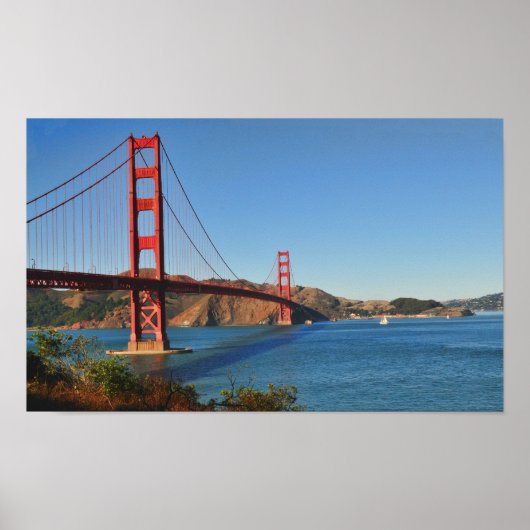 Golden Gate Bridge Print (Voorkant)