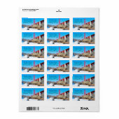 Golden Gate Bridge Return Address Label (Full Sheet)
