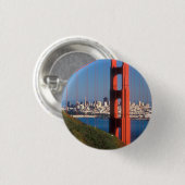 Golden Gate Bridge Ronde Button 3,2 Cm (Voorkant /achterkant)