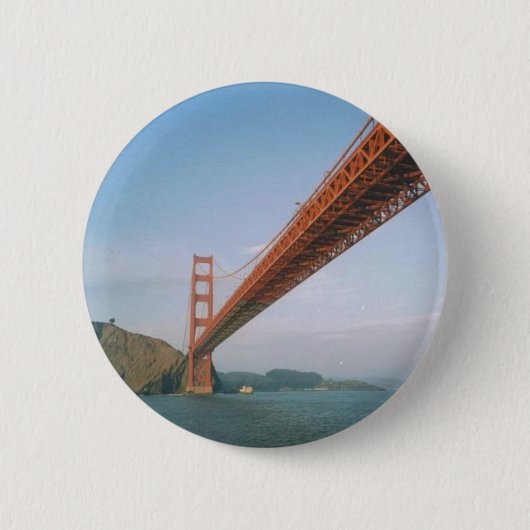 Golden Gate Bridge Ronde Button 5,7 Cm (Voorkant)