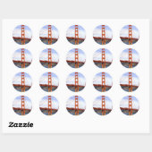 Golden Gate Bridge Ronde Sticker (Vel)