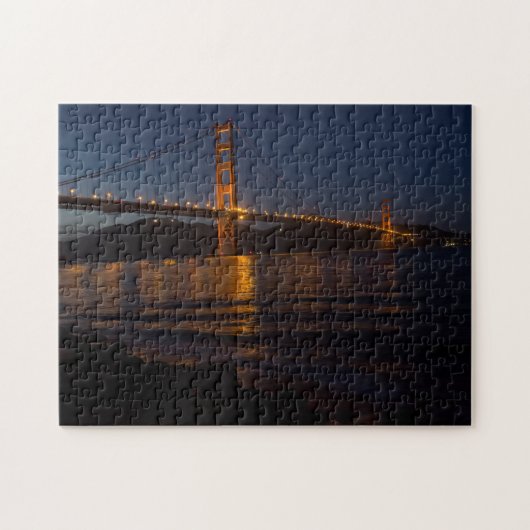 Golden Gate Bridge 's nachts Legpuzzel (Horizontaal)