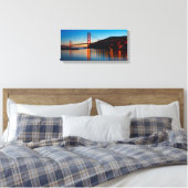 Golden Gate Bridge, San Francisco Bay Canvas Afdruk (Insitu (Slaapkamer))