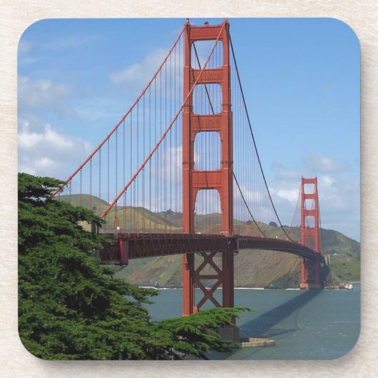 Golden Gate Bridge, San Francisco Bier Onderzetter (Voorkant)