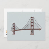 Golden Gate Bridge - San Francisco - Briefkaart (Voorkant / Achterkant)