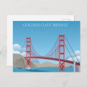 Golden Gate Bridge | San Francisco Briefkaart (Voorkant / Achterkant)