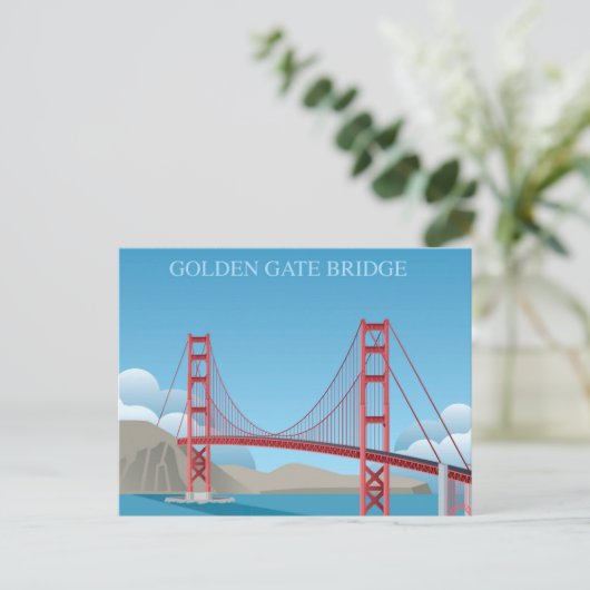 Golden Gate Bridge | San Francisco Briefkaart (Staand voorkant)