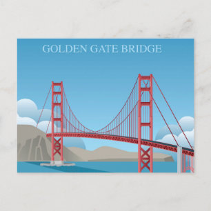 Golden Gate Bridge   San Francisco Briefkaart