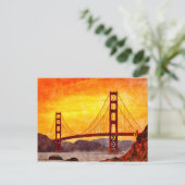 Golden Gate Bridge, San Francisco Briefkaart (Staand voorkant)