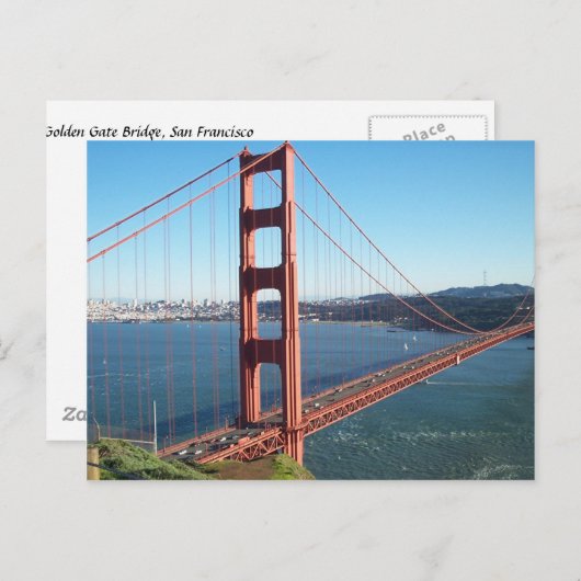 Golden Gate Bridge, San Francisco Briefkaart (Voorkant / Achterkant)