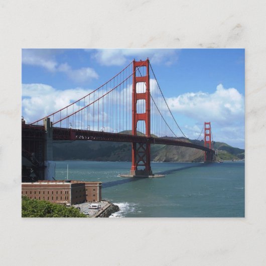 Golden Gate Bridge, San Francisco Briefkaart (Voorkant)