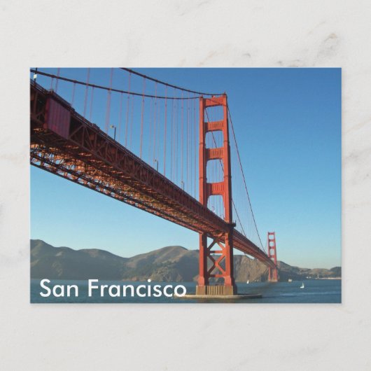 Golden Gate Bridge, San Francisco Briefkaart (Voorkant)