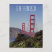 Golden Gate Bridge, San Francisco Briefkaart (Voorkant)