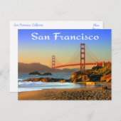 Golden Gate Bridge San Francisco CA Briefkaart (Voorkant / Achterkant)