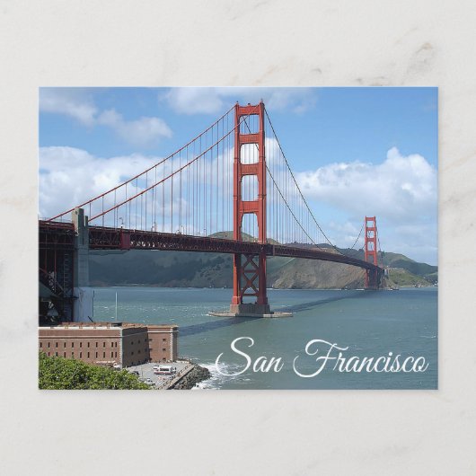 Golden Gate Bridge San Francisco CA Briefkaart (Voorkant)