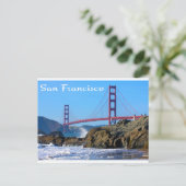 Golden Gate Bridge San Francisco CA Briefkaart (Staand voorkant)