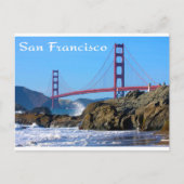Golden Gate Bridge San Francisco CA Briefkaart (Voorkant)