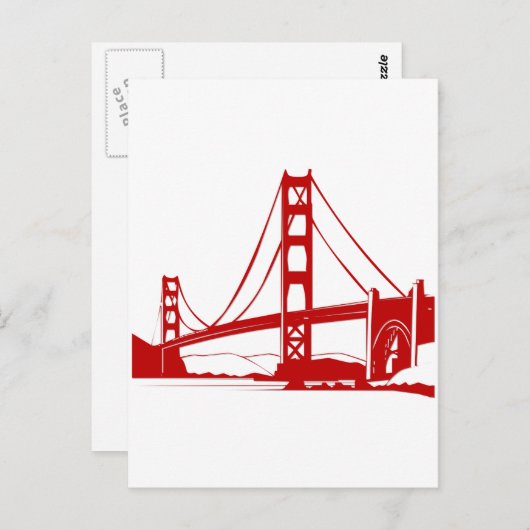 Golden Gate Bridge - San Francisco, CA Briefkaart (Voorkant / Achterkant)