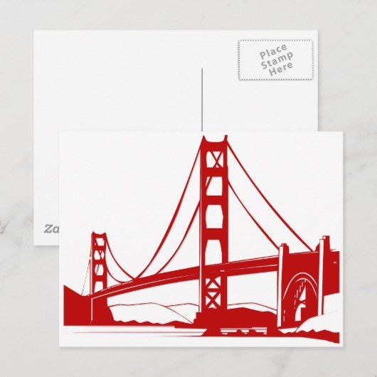Golden Gate Bridge - San Francisco, CA Briefkaart (Voorkant / Achterkant)