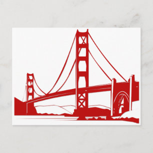 Golden Gate Bridge - San Francisco, CA Briefkaart