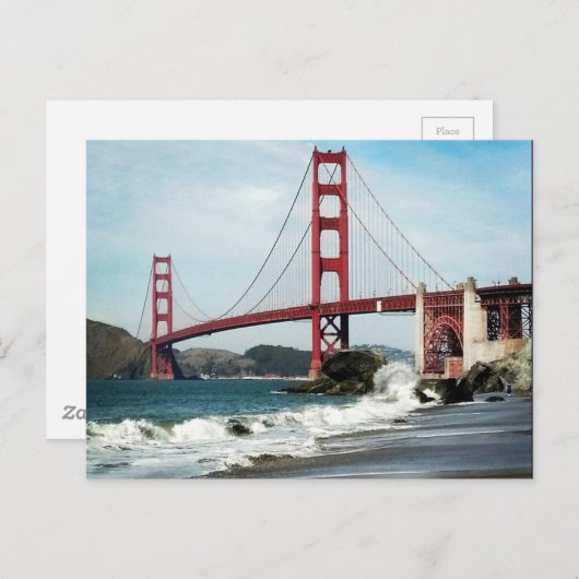 Golden Gate Bridge San Francisco CA Briefkaart (Voorkant / Achterkant)