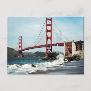 Golden Gate Bridge San Francisco CA Briefkaart
