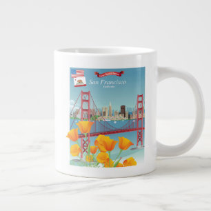Golden Gate Bridge   San Francisco, CA Grote Koffiekop
