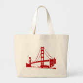 Golden Gate Bridge - San Francisco, CA Grote Tote Bag (Voorkant)