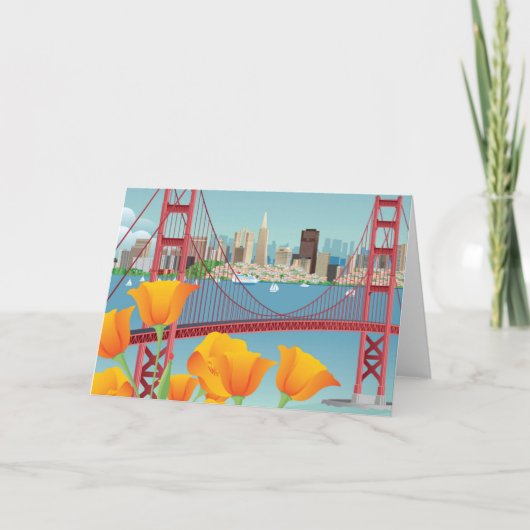 Golden gate bridge | San Francisco, CA Kaart (Voorkant)