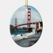 Golden Gate Bridge San Francisco CA Keramisch Ornament (Rechts)