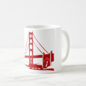 Golden Gate Bridge - San Francisco, CA Koffiemok (Voorkant rechts)