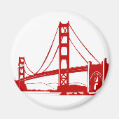 Golden Gate Bridge - San Francisco, CA Magneet (Voorkant)