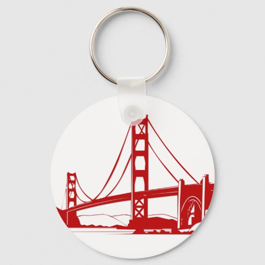Golden Gate Bridge - San Francisco, CA Sleutelhanger (Voorkant)