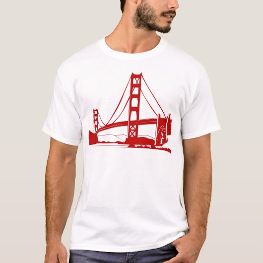 Golden Gate Bridge - San Francisco, CA T-shirt (Voorkant)