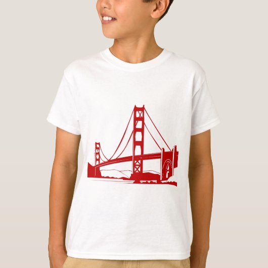 Golden Gate Bridge - San Francisco, CA T-shirt (Voorkant)