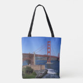 Golden Gate Bridge, San Francisco, California 7 Tote Bag (Achterkant)