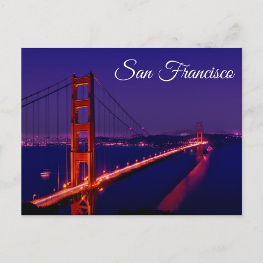 Golden Gate Bridge San Francisco California Briefkaart (Voorkant)