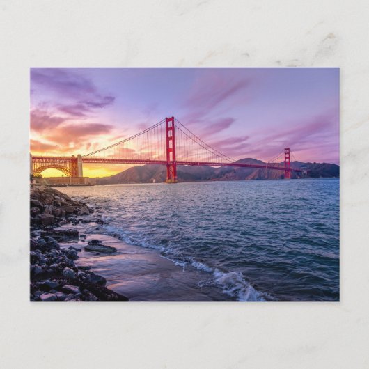 GOLDEN GATE BRIDGE, SAN FRANCISCO, CALIFORNIA BRIEFKAART (Voorkant)
