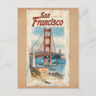 Golden Gate Bridge San Francisco California Briefkaart